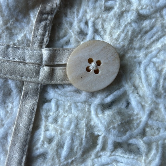 NWT Carlisle Per Se Italian Felted Wool Lace Vest Per Se Per Marine - Picture 12 of 14